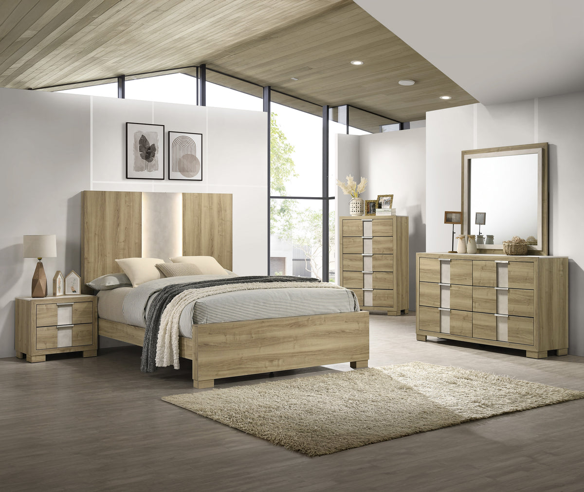 Rangley Bed Driftwood