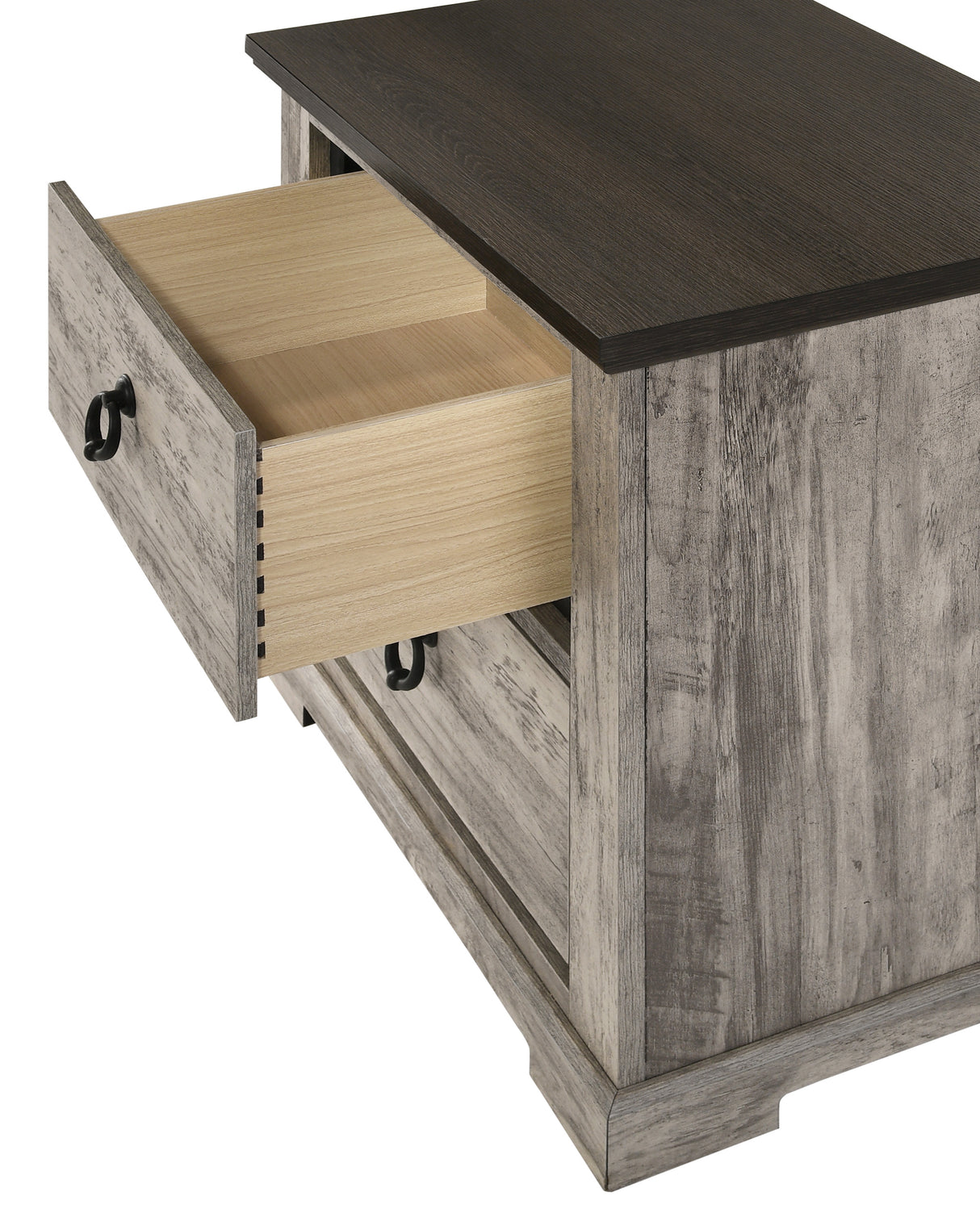 Ella-Mae Night Stand-Reclaimed Grey
