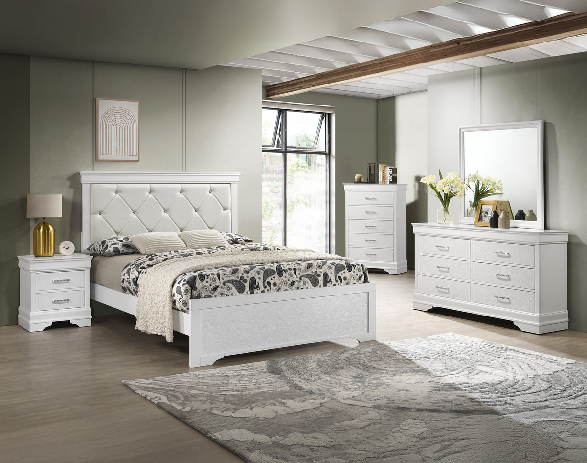 Amalia Chest White