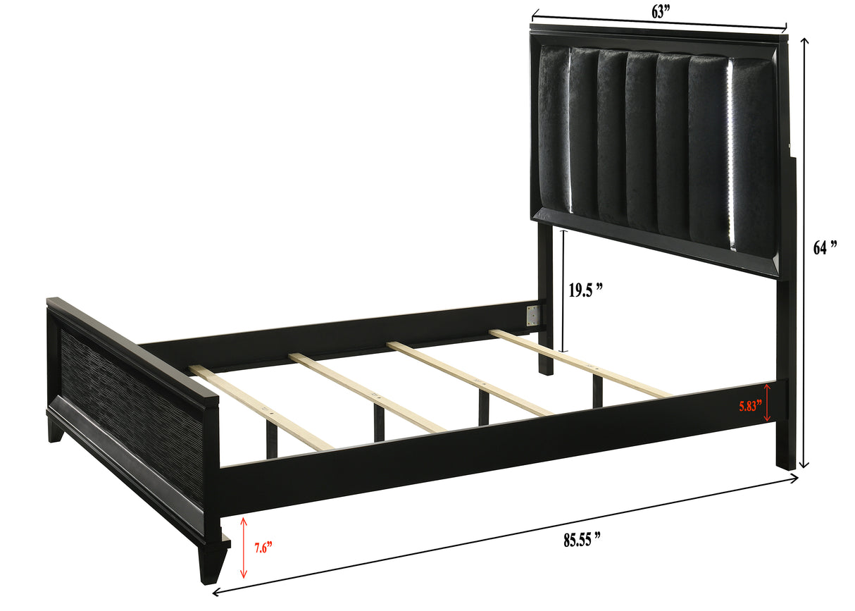 Cressida Bed Black