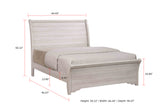 Coralee - Panel Bed