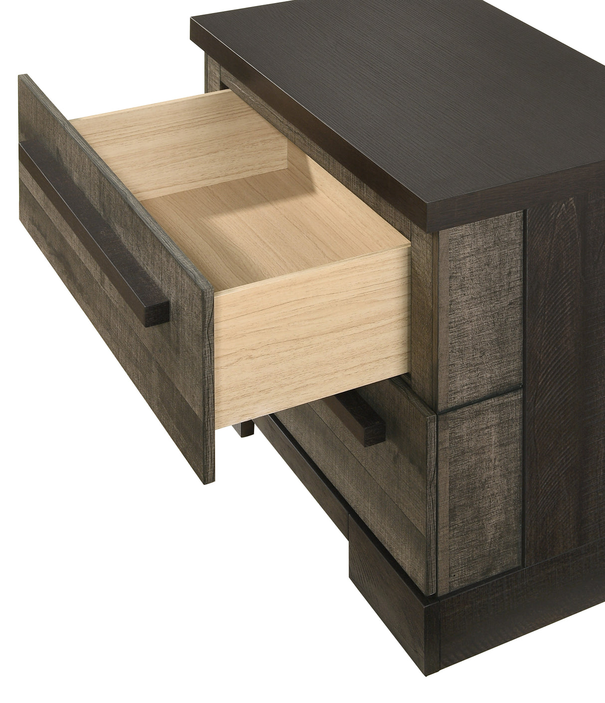 Remington Night Stand Gray/Ebony
