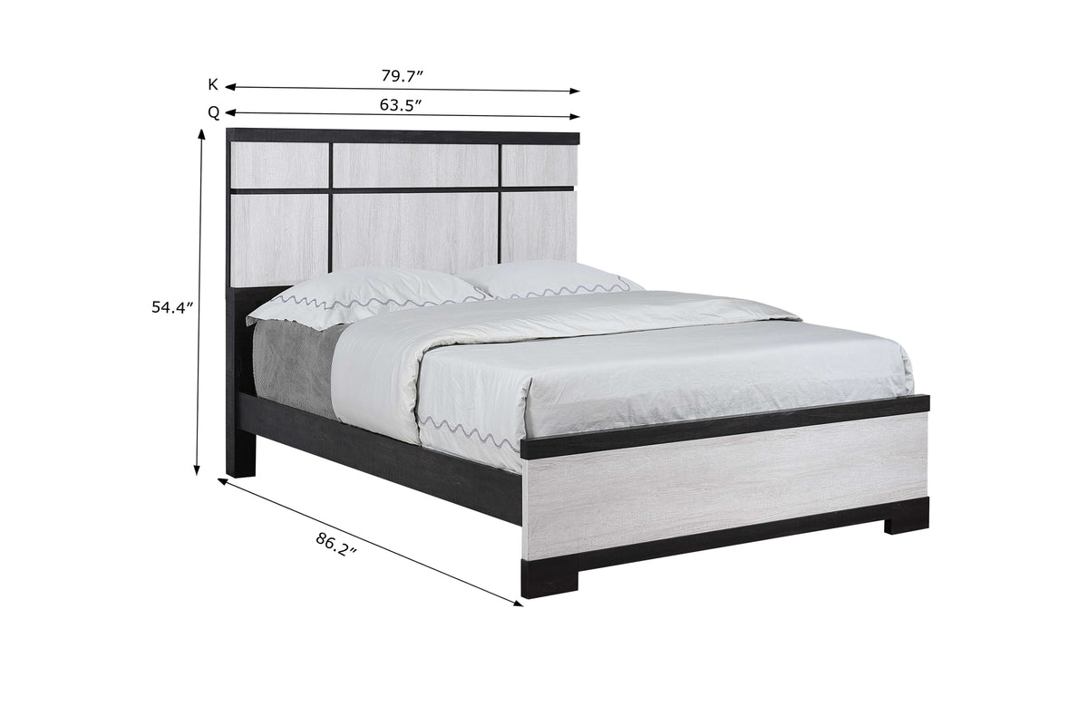 Remington Bed Chalk/Ebony