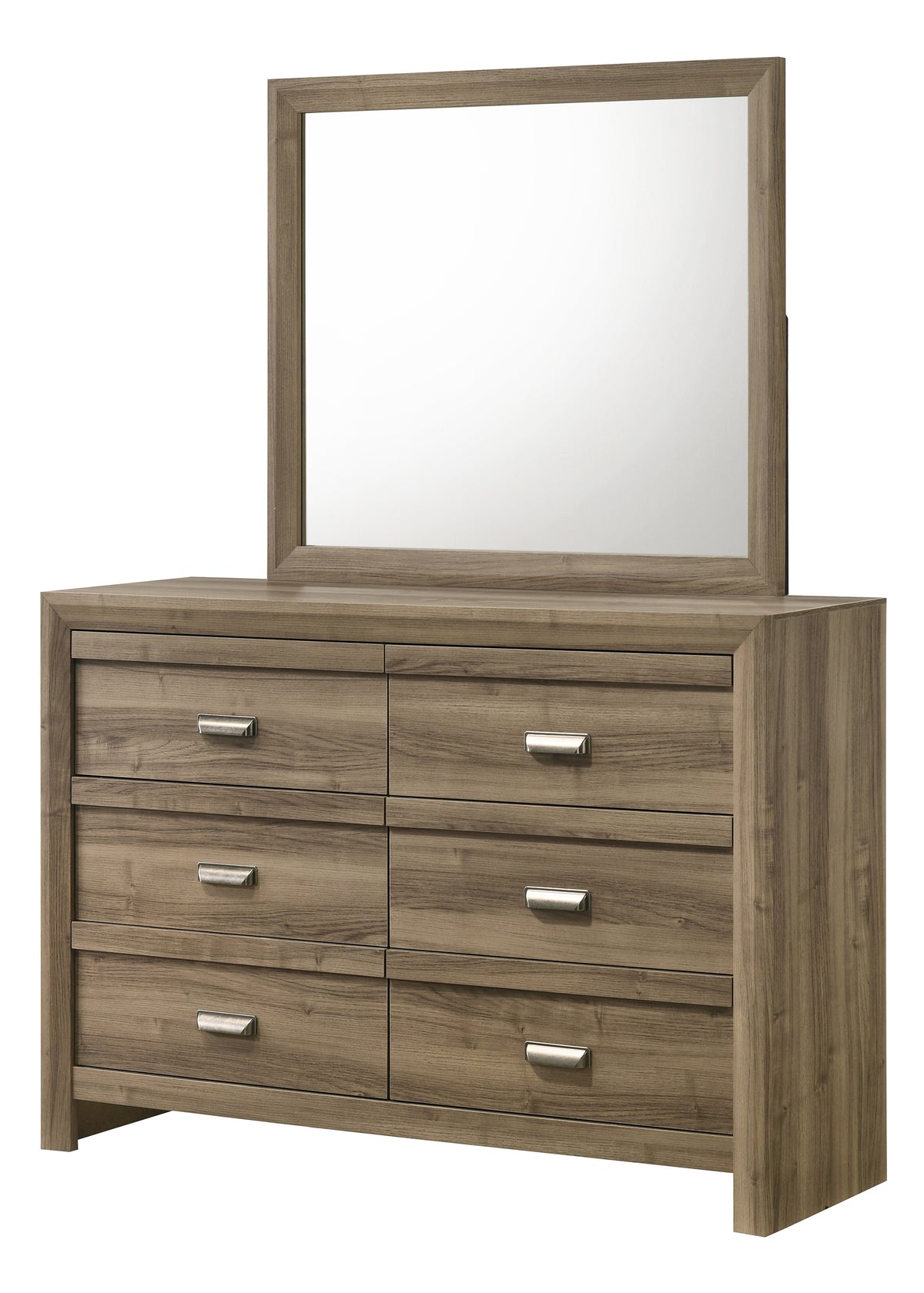 Valor Dresser Mirror-Light Brown