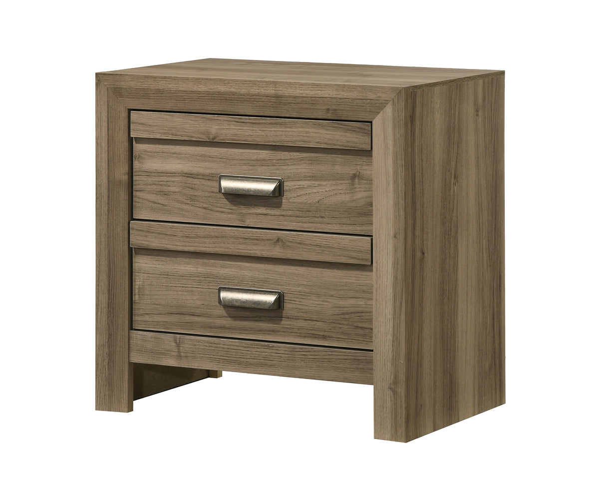 Valor Night Stand-Light Brown