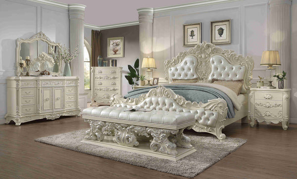 Royal 7 PIECE KING BEDROOM SET (INCLUDE 2 NIGHTSTANDS)