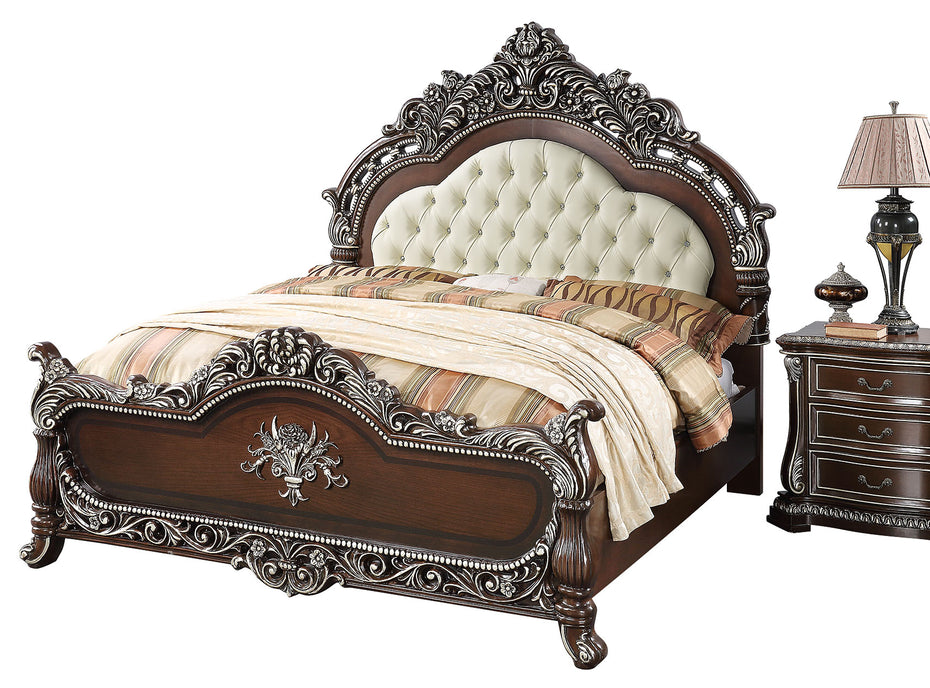 Versailles 7 Piece King Bedroom Set (extra nightstand)