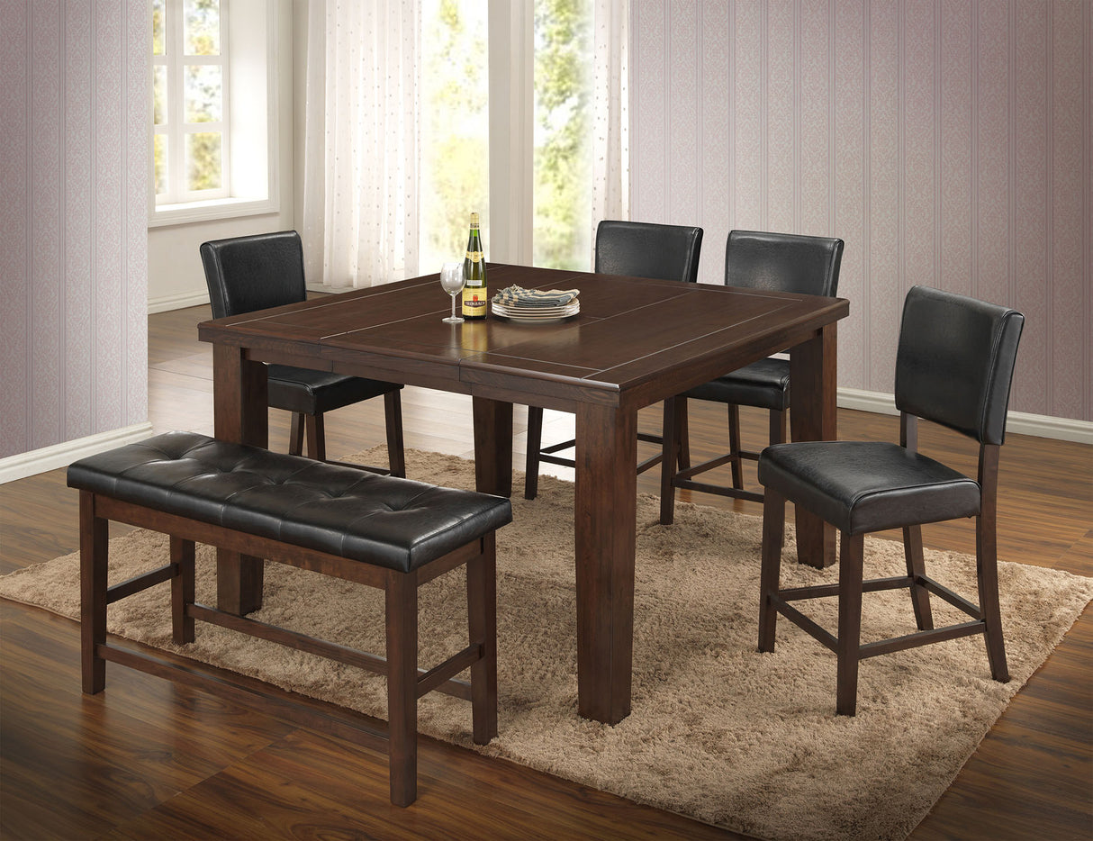 6 Piece Pub Dining Room Set by Mollai Collections | Bel Furniture
