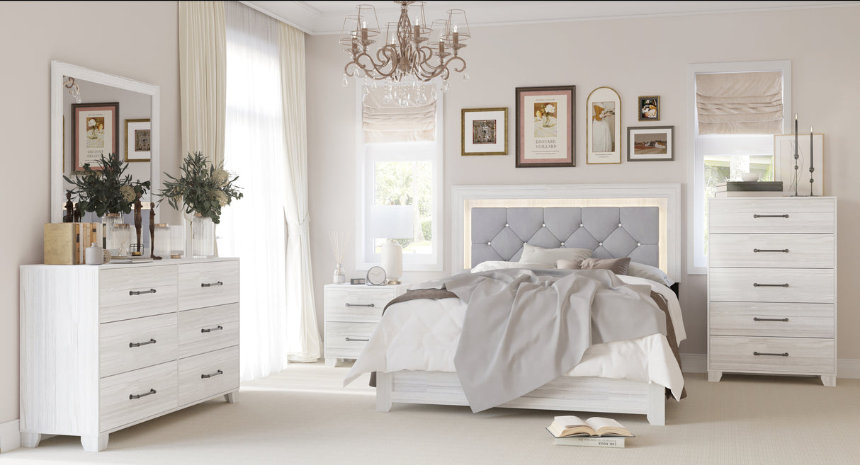 6 Piece Bedroom Set by Mollai Collections | Bel Furniture