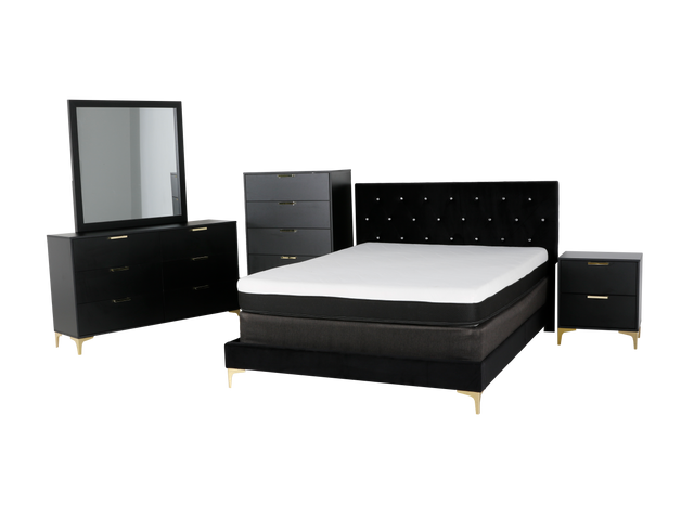 6 Piece Full Bedroom Set by Mollai Collections | Bel Furniture