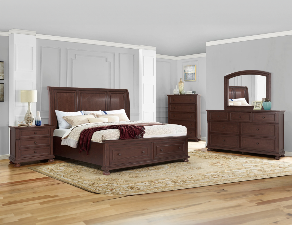 6 Piece Bedroom Set by Mollai Collections | Bel Furniture