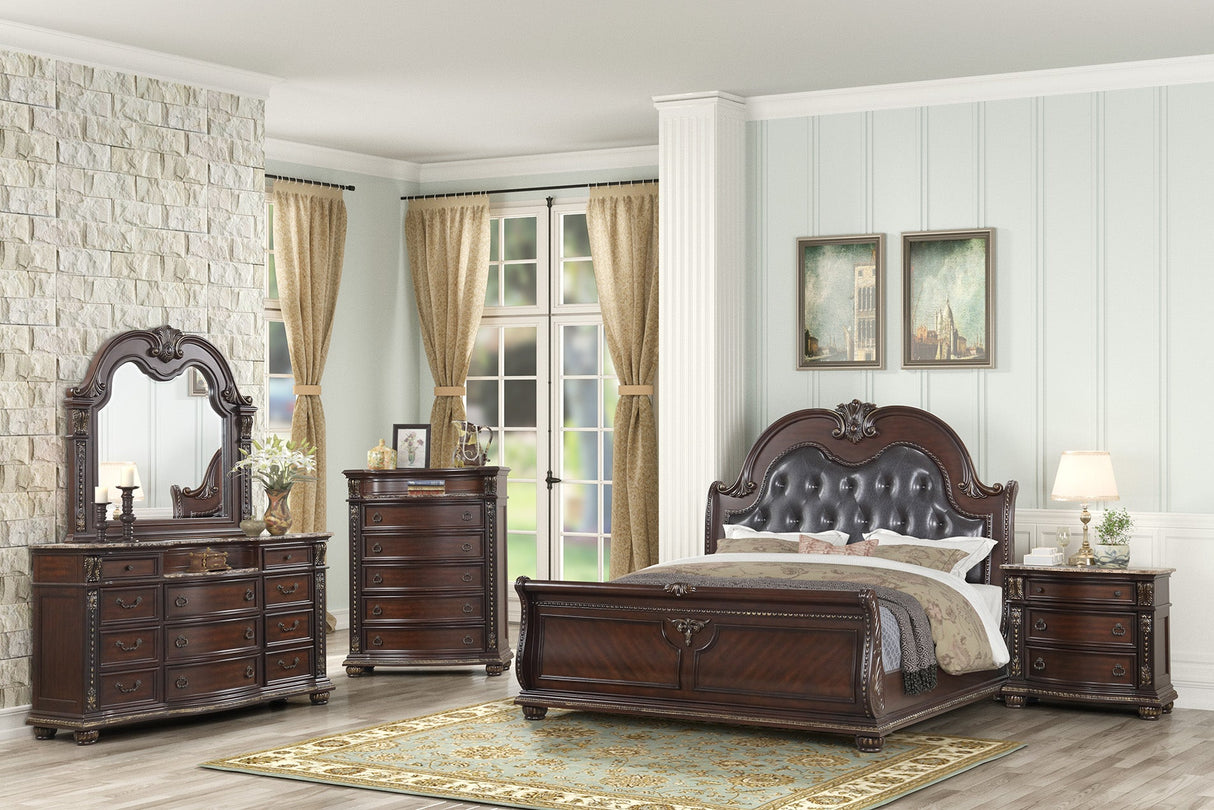 6 Piece Queen Bedroom Set by Mollai Collections | Bel Furniture