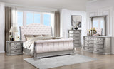 Grand-Platinum 6 PIECE QUEEN BEDROOM SET by Mollai Collections | Bel Furniture