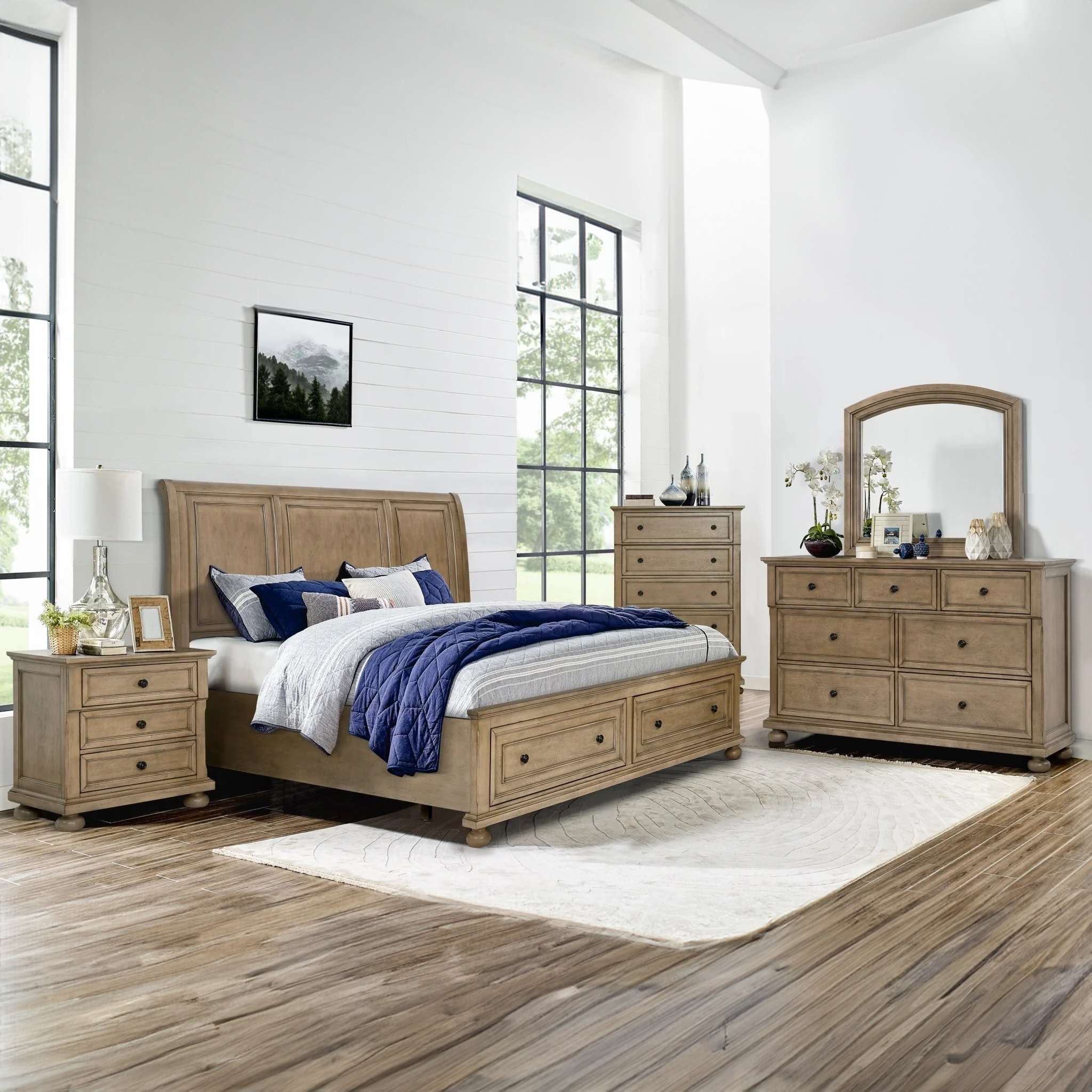 6 PIECE BEDROOM SET