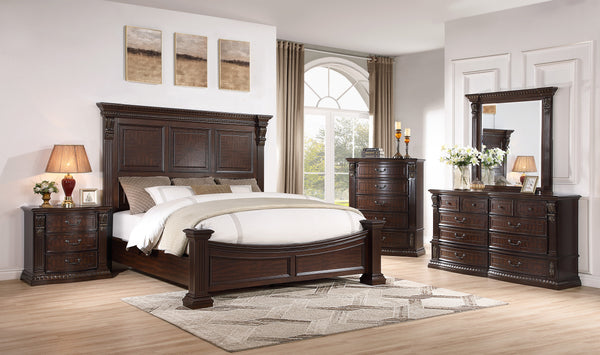 Grand-Cherry 6 Piece Bedroom Set