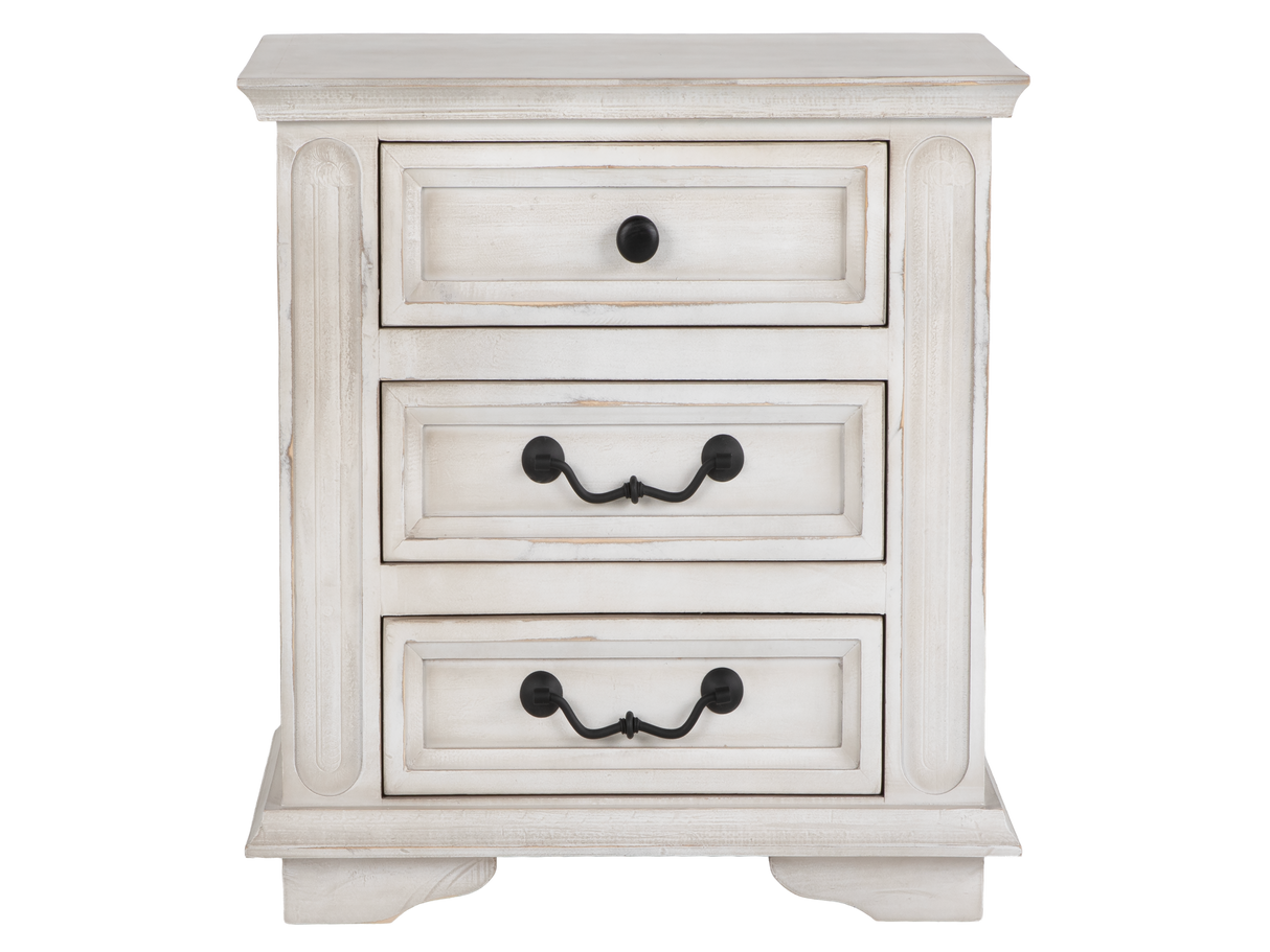 Magnolia Savanna White Farmhouse 6‑Piece Bedroom Set with Storage Footboard Bench