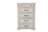 Magnolia Antique White Farmhouse 5-Drawer Chest