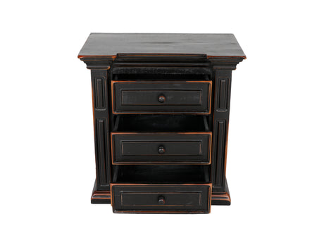 6 Piece Distressed Black King Bedroom Set - Aspen collection by Mollai Collections | Bel Furniture