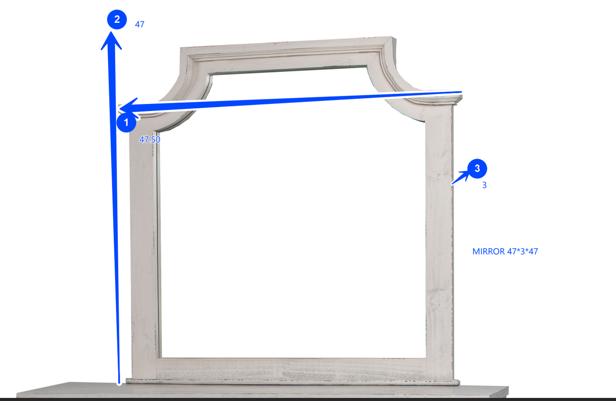 Charles-Nero White 6 PIECE KING BEDROOM SET by Mollai Collections | Bel Furniture