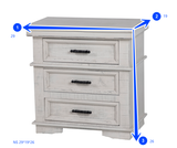 Charles-Nero White 6 PIECE KING BEDROOM SET by Mollai Collections | Bel Furniture