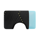 Back Supporter Surround Ventilated Latex Pillow – Shoulder Cutout Contour