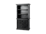 CATALINA BLACK SOLID WOOD BOOKCASE by Mollai Collections | Bel Furniture
