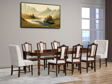 9 Piece Dining Room Set by Mollai Collections | Bel Furniture