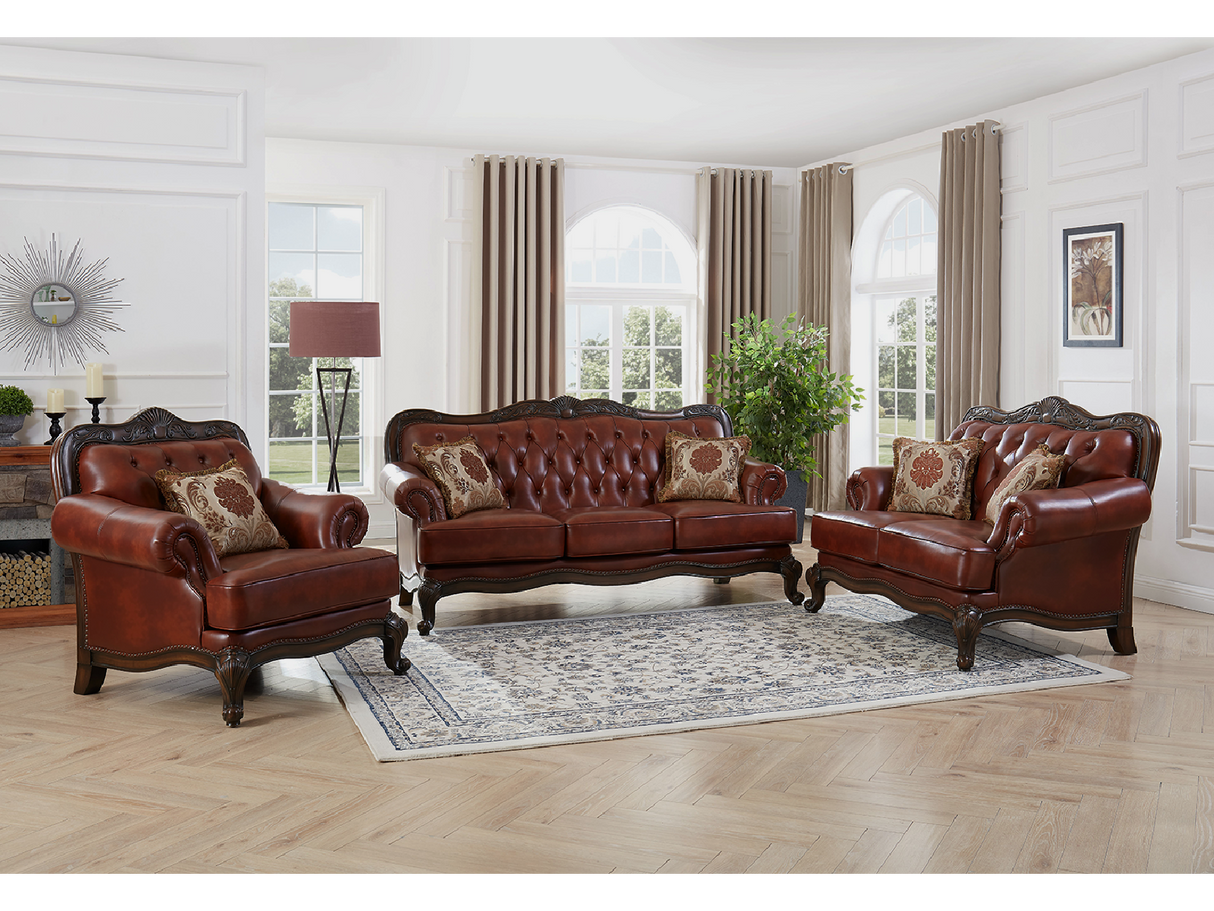 3 Piece Living Room Set by Sara Collections | Bel Furniture