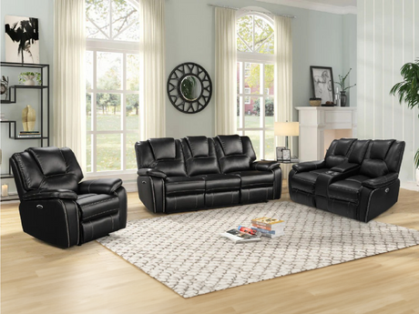 3 Piece Power Reclining Living Room Set by Sara Collections | Bel Furniture