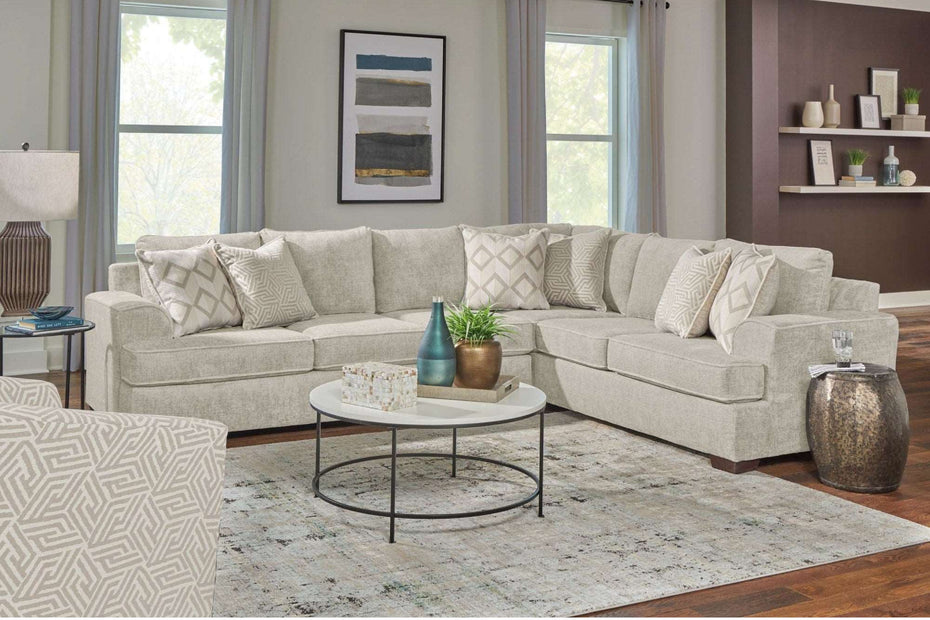 2 PIECE SECTIONAL - RITZY CREAM