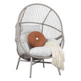 Modern Wicker Egg Chair with Cushion by Mollai Collections | Bel Furniture