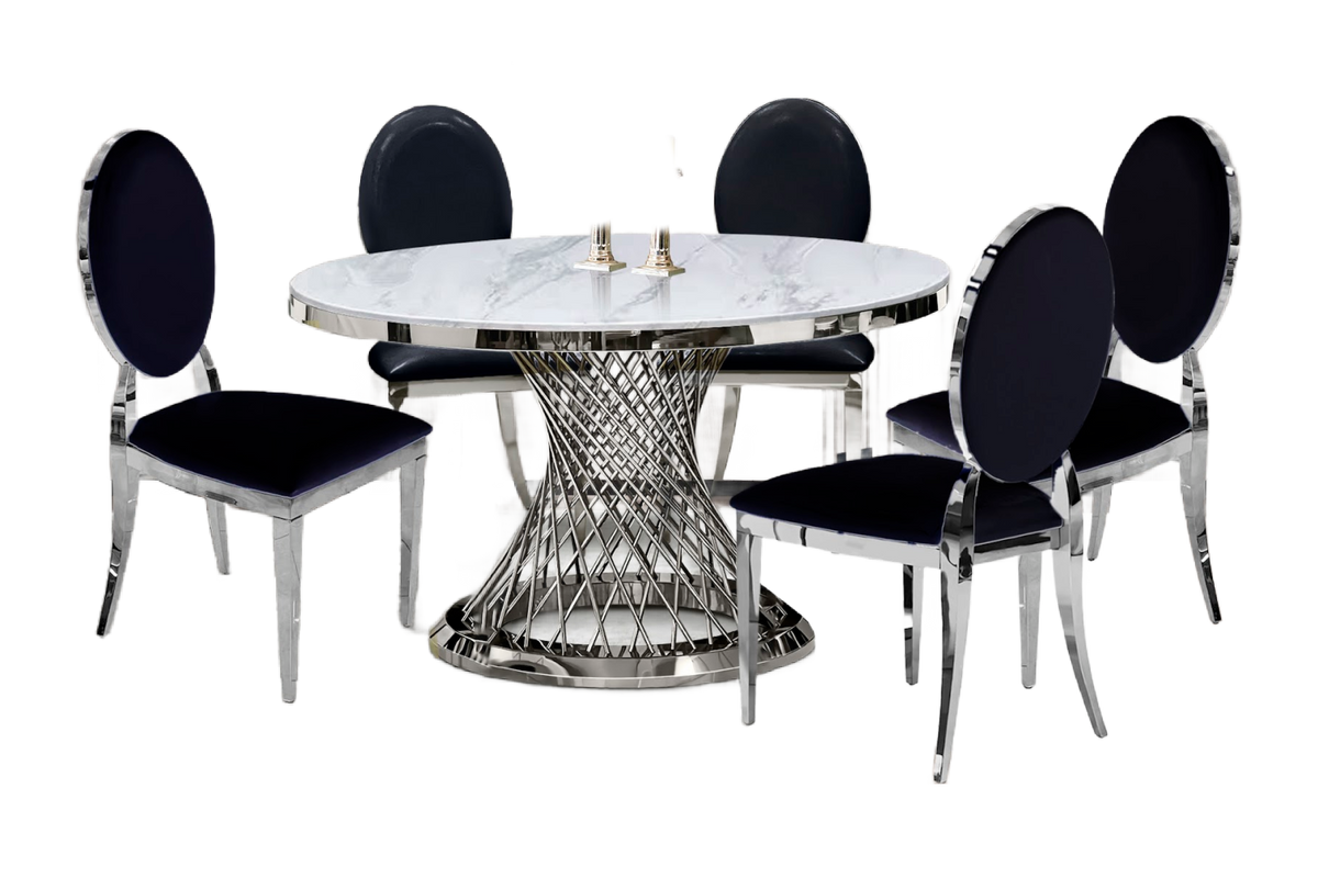 6 Piece Dining Room Set by Mollai Collections | Bel Furniture