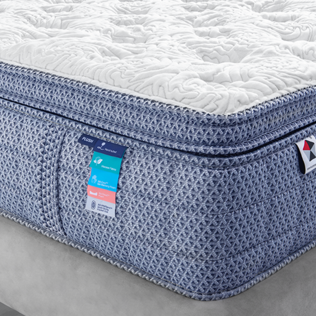 Darlene Box Top 14" Plush Pocket Coil Mattress