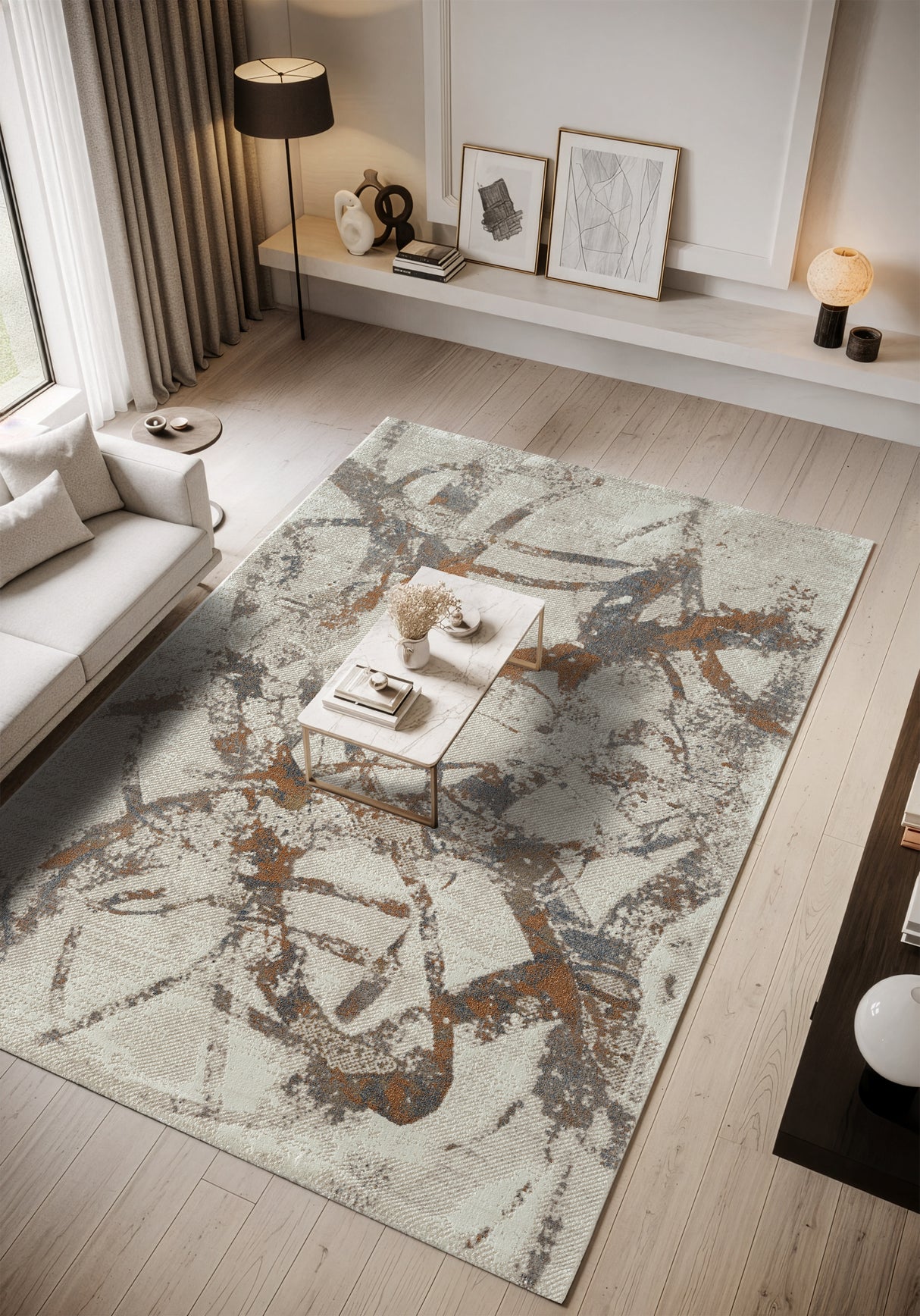 .Kiana Multi Power-Loomed Area Rug - 6' 6" x 9' 0"