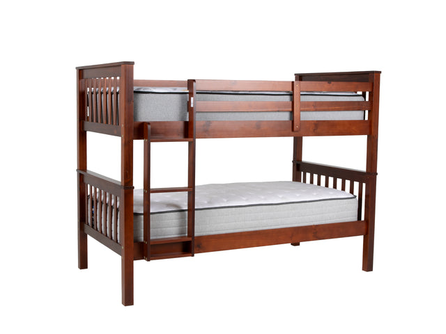 Twin over Twin Bunk bed Espresso Twin by Mollai Collections | Bel Furniture