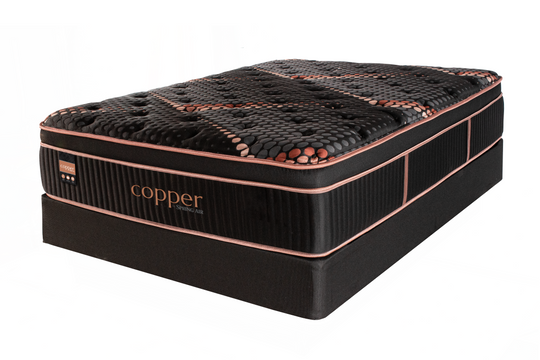 Camryn Copper ET Supreme Firm Hybrid Mattress by Spring Air – 17" Quilted Extra Firm