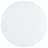 8mm Round Clear Tempered Glass Top