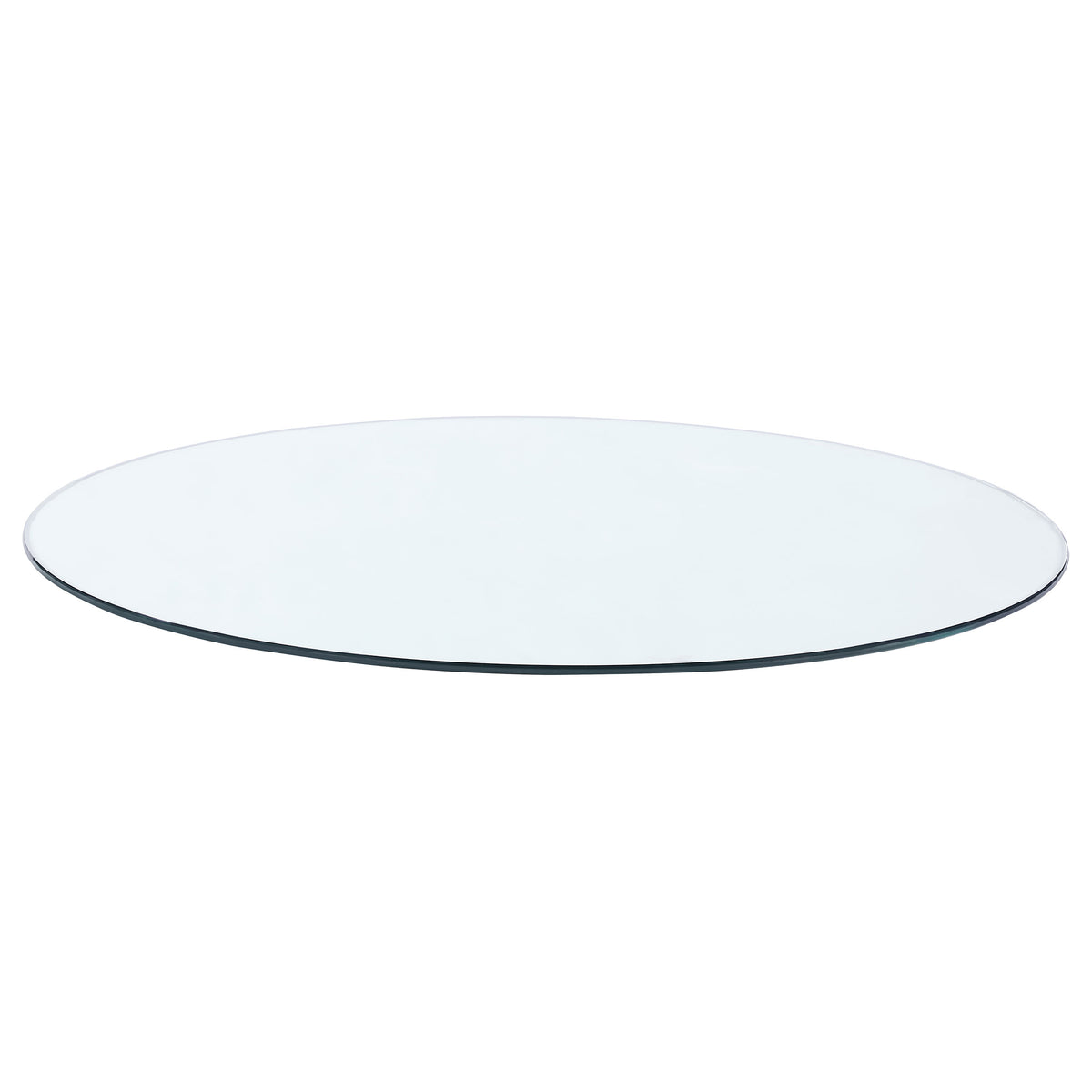 8mm Round Clear Tempered Glass Top