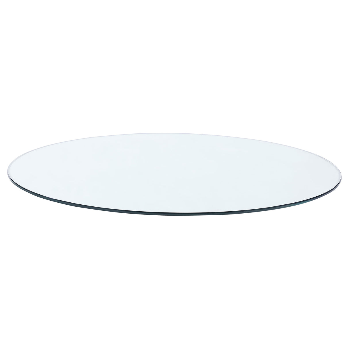 8mm Round Clear Tempered Glass Top