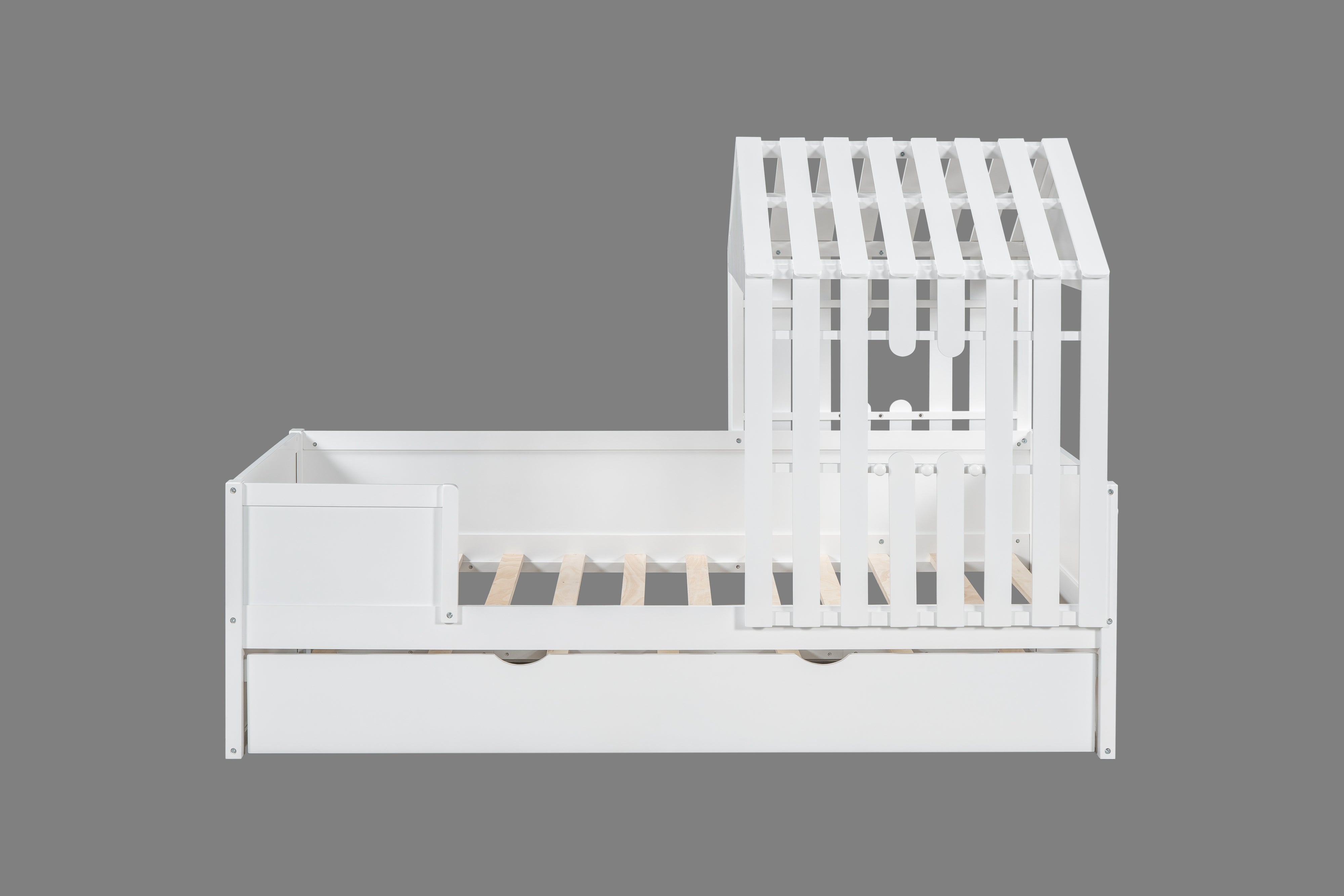 Twin Low Loft Bed with Trundle