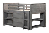 5 Piece Twin Low Loft Storage Bed Set by Mollai Collections | Bel Furniture