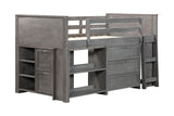 5 Piece Twin Low Loft Storage Bed Set by Mollai Collections | Bel Furniture