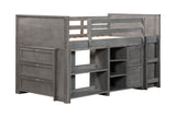 5 Piece Twin Low Loft Storage Bed Set by Mollai Collections | Bel Furniture