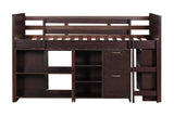 5 PIECE TWIN LOW LOFT STORAGE BED SET by Mollai Collections | Bel Furniture