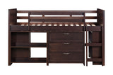 5 PIECE TWIN LOW LOFT STORAGE BED SET by Mollai Collections | Bel Furniture