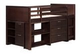 5 PIECE TWIN LOW LOFT STORAGE BED SET by Mollai Collections | Bel Furniture