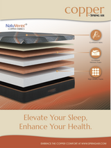 Camryn Copper ET Supreme Firm Hybrid Mattress by Spring Air – 17" Quilted Extra Firm