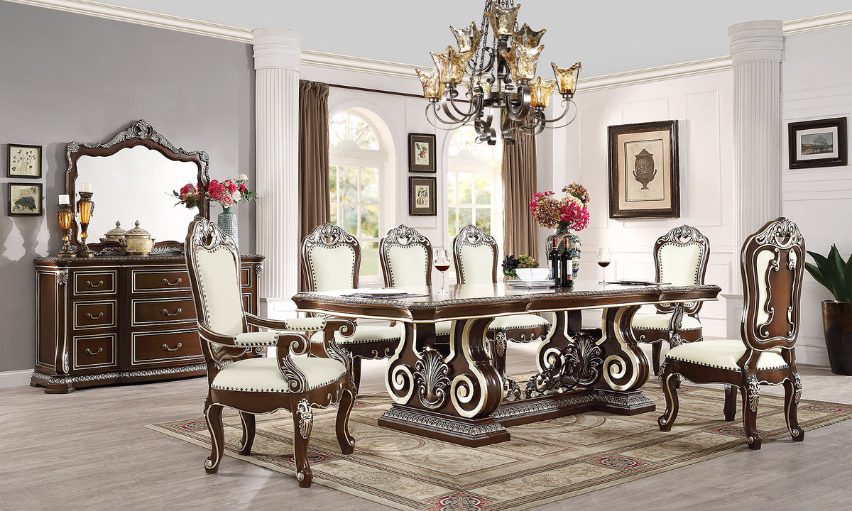 Versailles Buffet cabinet with Mirror by Mollai Collections | Bel Furniture