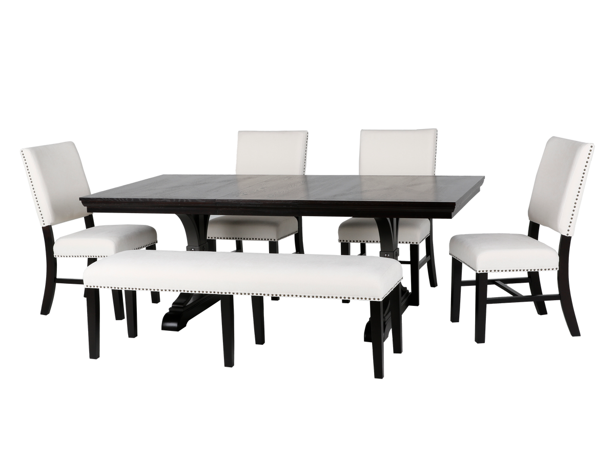 6 Piece Dining Room Set by Mollai Collections | Bel Furniture