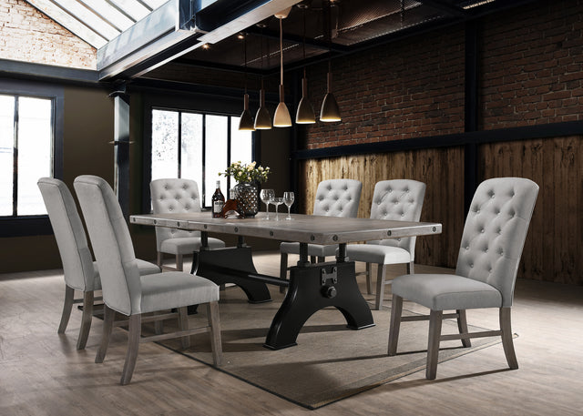 7 Piece Dining Room Set by Mollai Collections | Bel Furniture